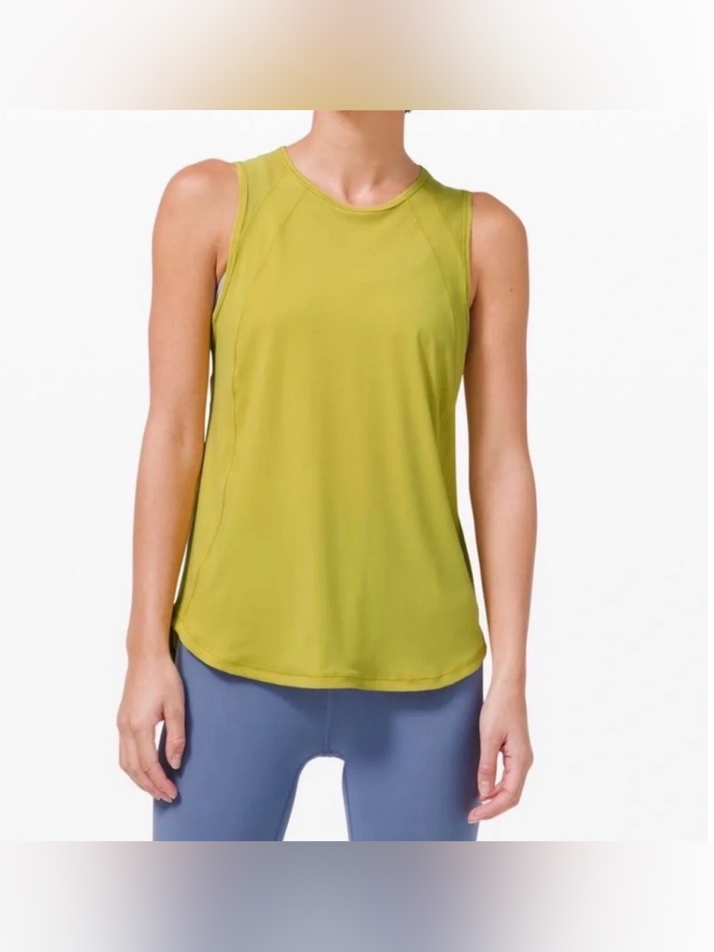 Lululemon Mesh Airy Breakaway Tank in Hazel Green, Women size 4/6